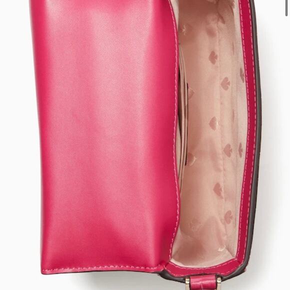 Kate Spade Pink Staci Square Crossbody Bag and Card Holder Bundle Set - Picture 8 of 15